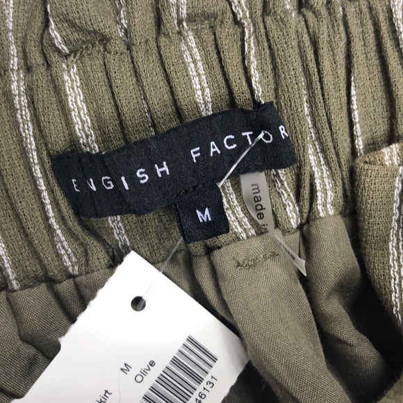 NWT English Factory Striped Midi Skirt - Picture 7 of 8